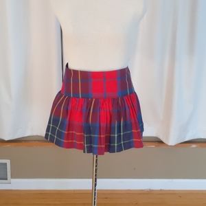 Hollister plaid mini skirt